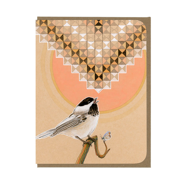 Black-capped Chickadee Card - Wholesale