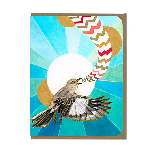 Northern Mockingbird  - Greeting Card