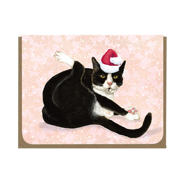 HOLIDAY - Tuxedo Party Cat Cat Card - Wholesale