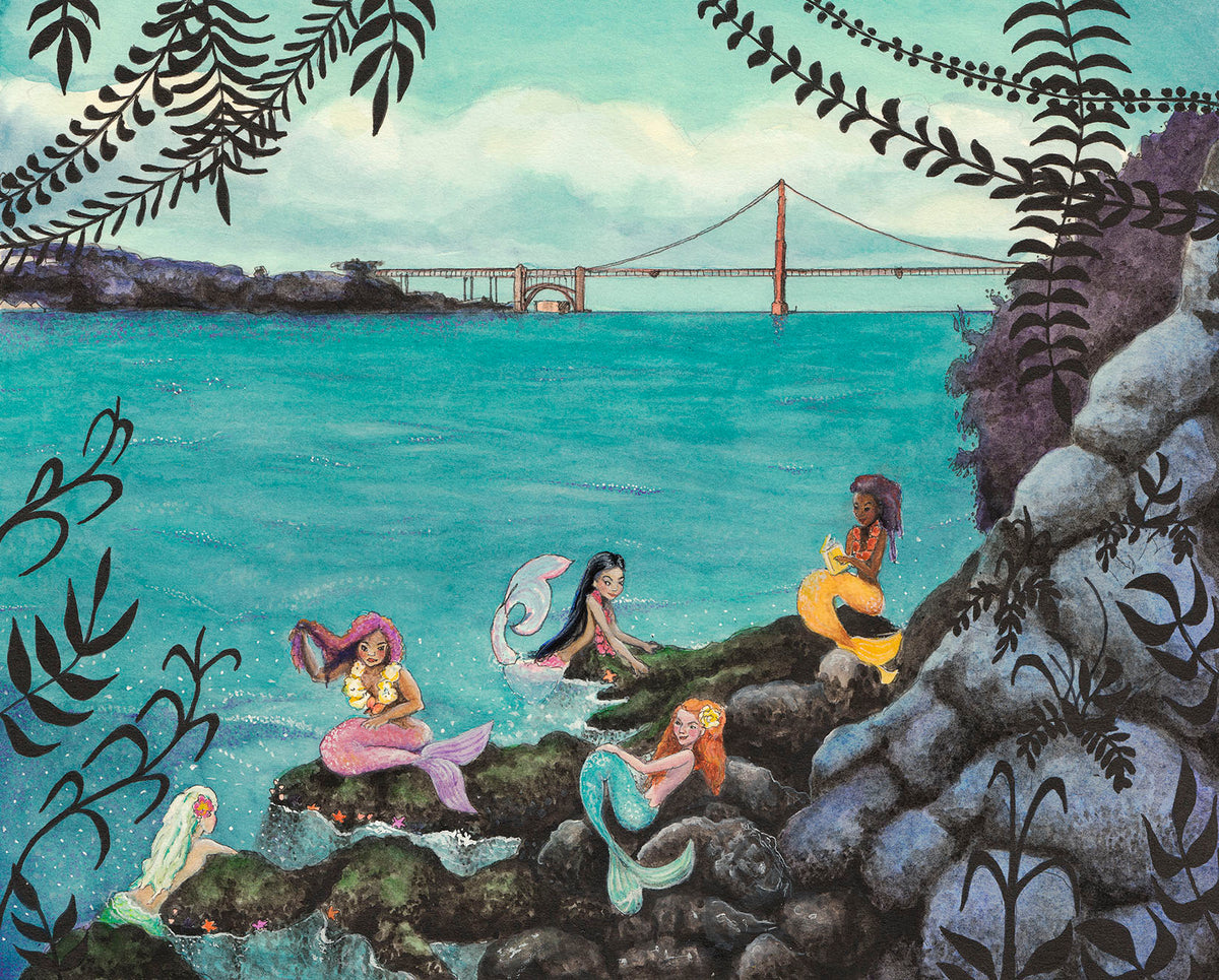 Mermaid Lagoon San Francisco Print