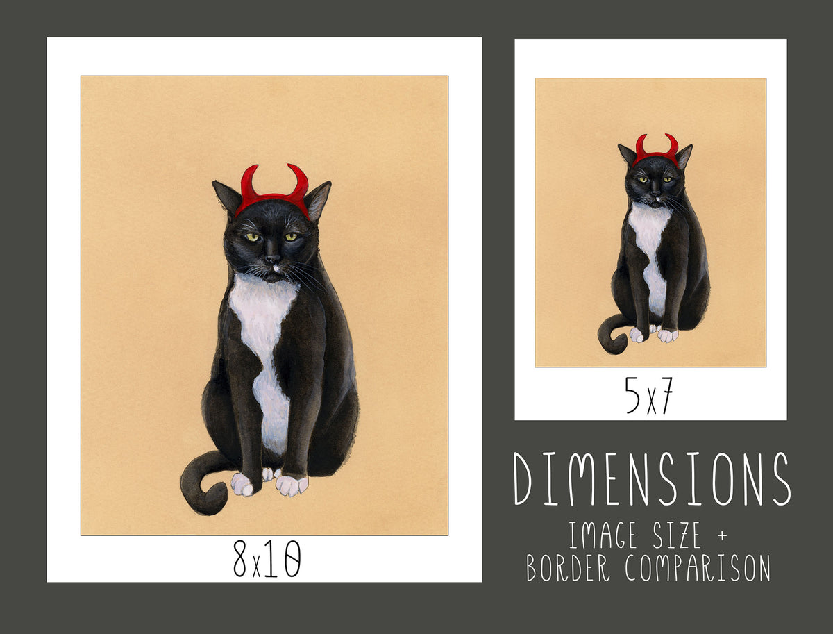 Devil Cat Print