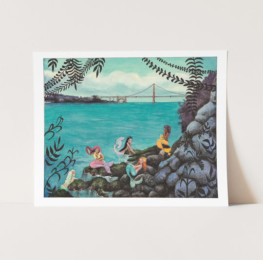 Mermaid Lagoon San Francisco Print