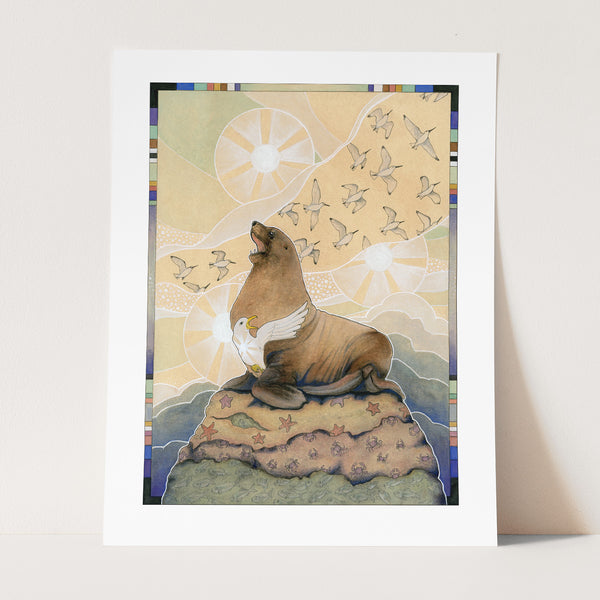 Sea Lion Print