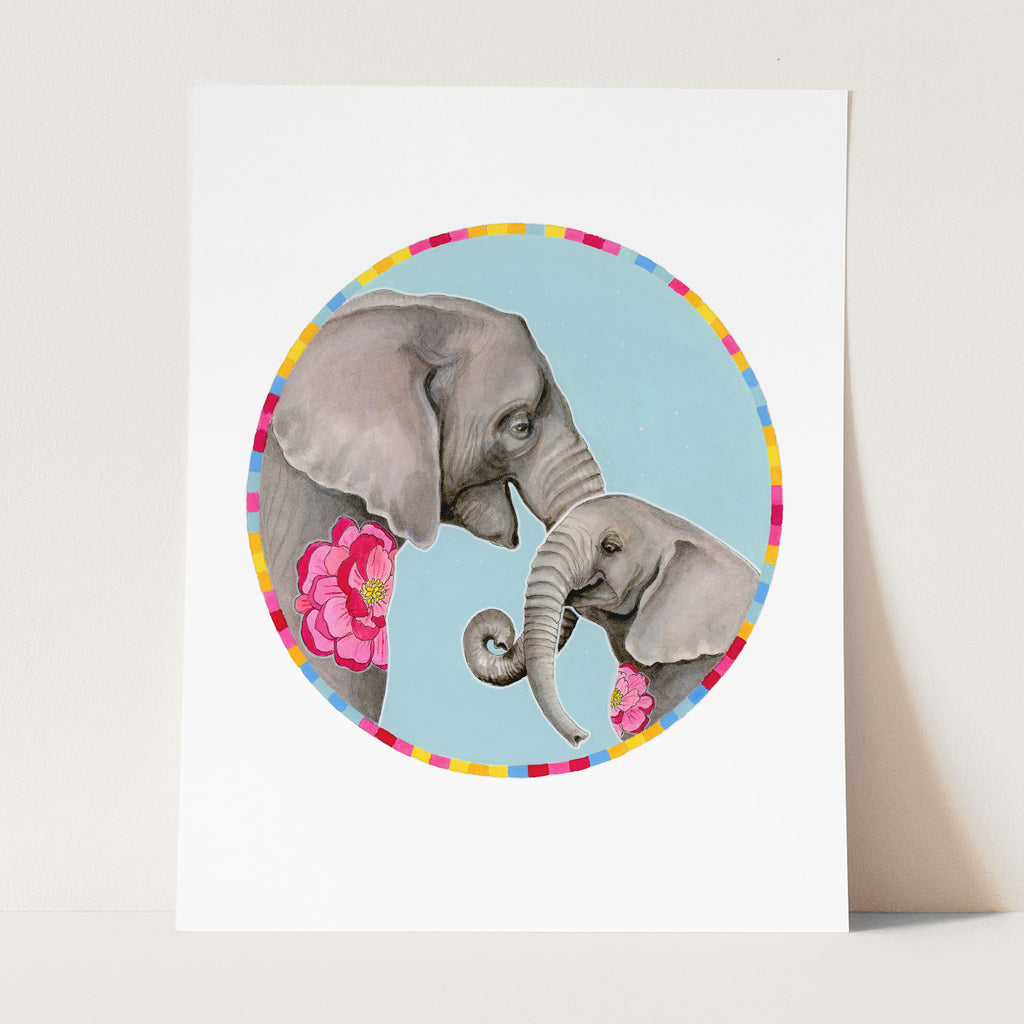 Elephants Print – Amy Rose Moore