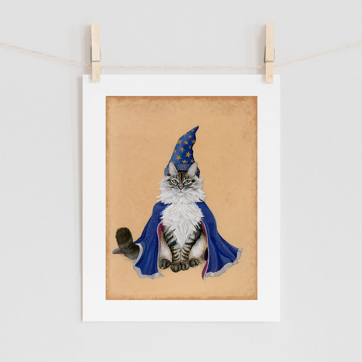Wizard Cat Print