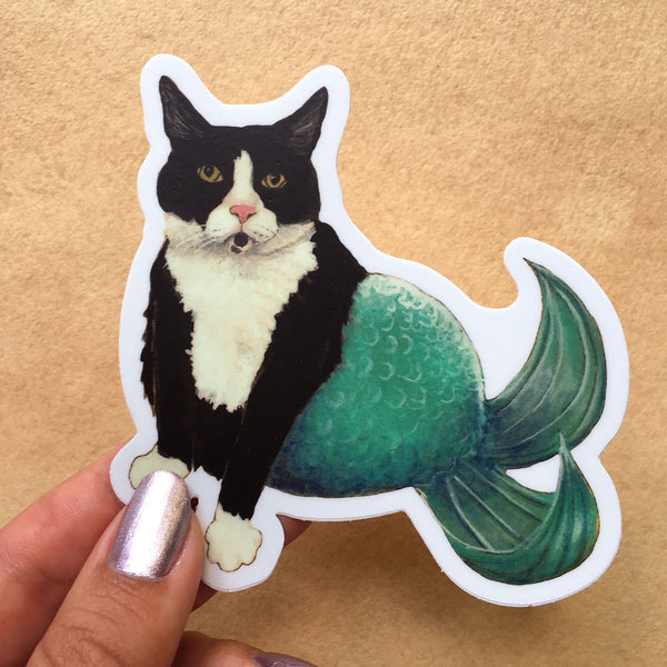 Cat Mermaid - Sticker