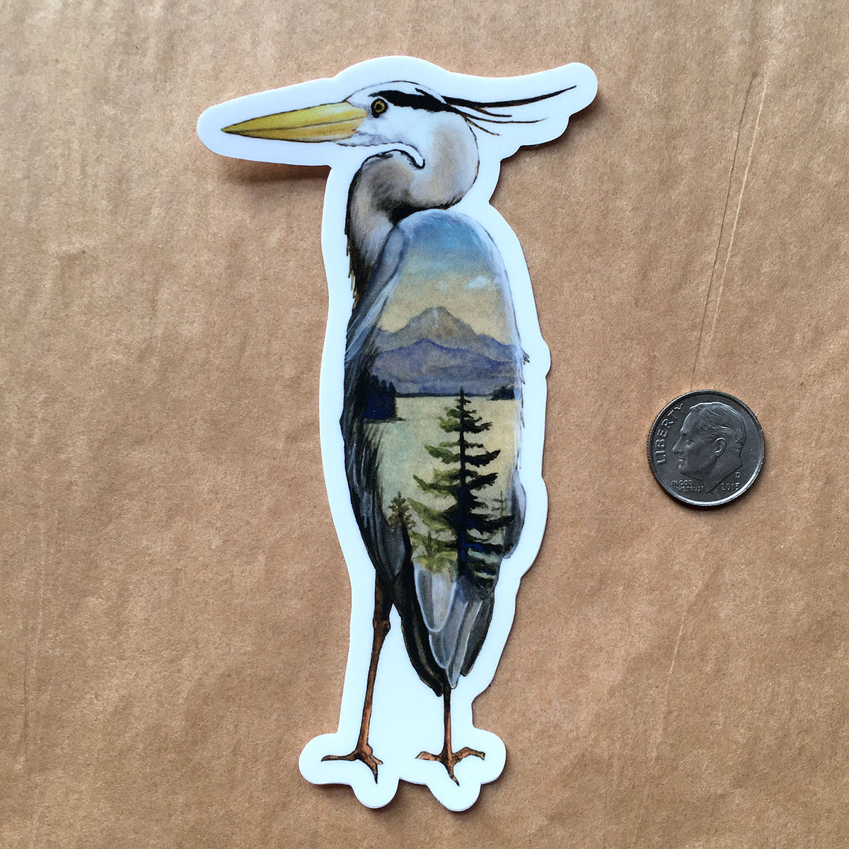 Great Blue Heron - Sticker