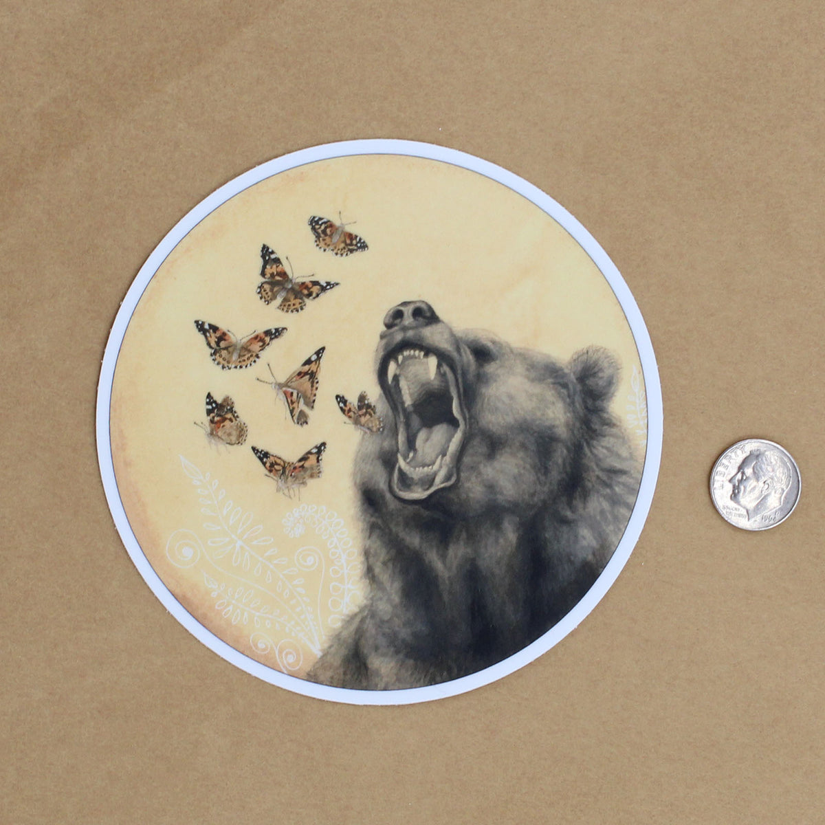 Bear Roar Sticker - Wholesale