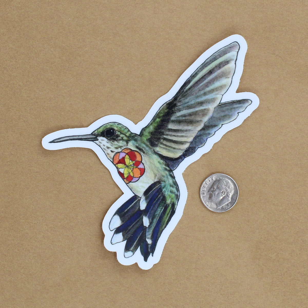 Hummingbird - Sticker – Amy Rose Moore