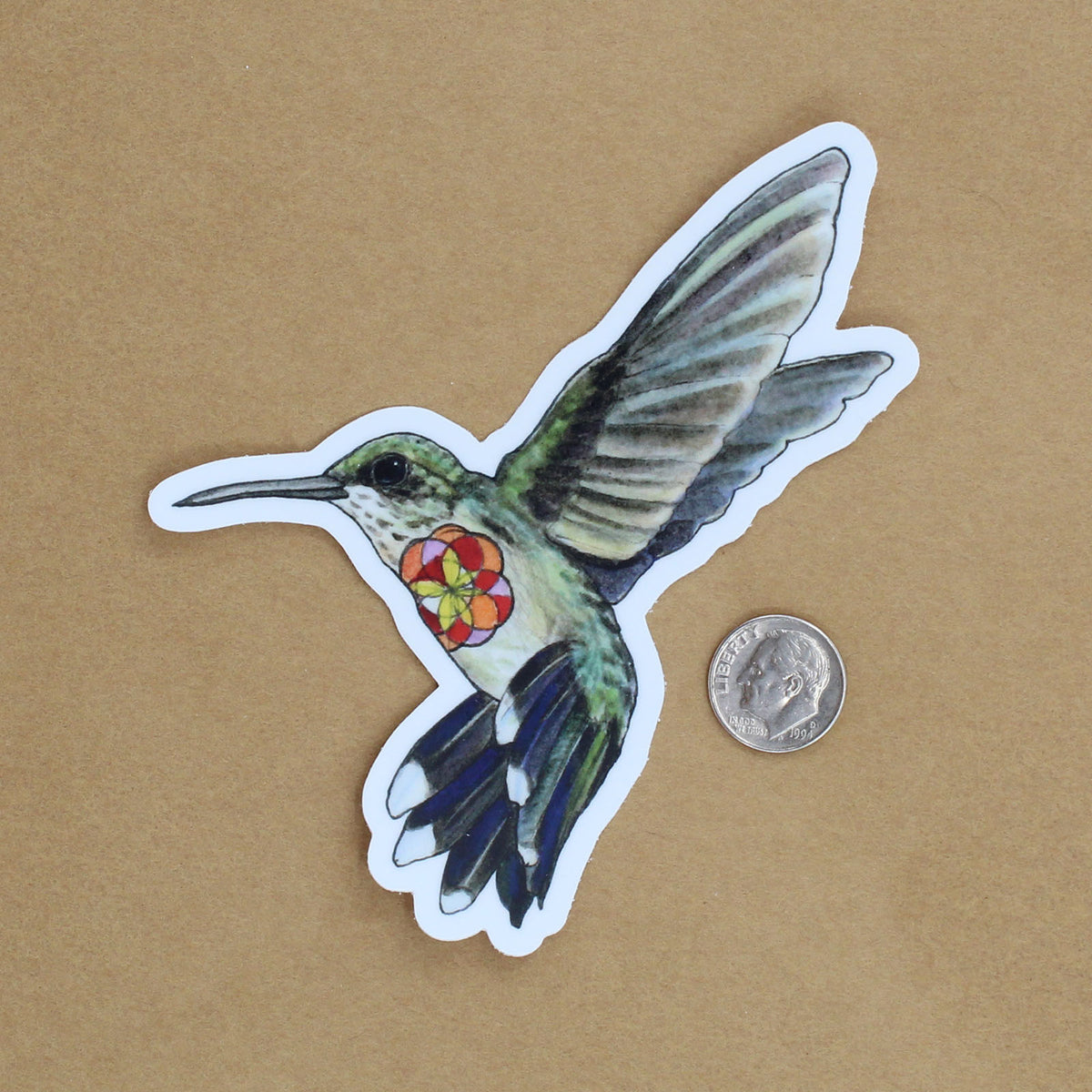 Hummingbird Sticker - Wholesale