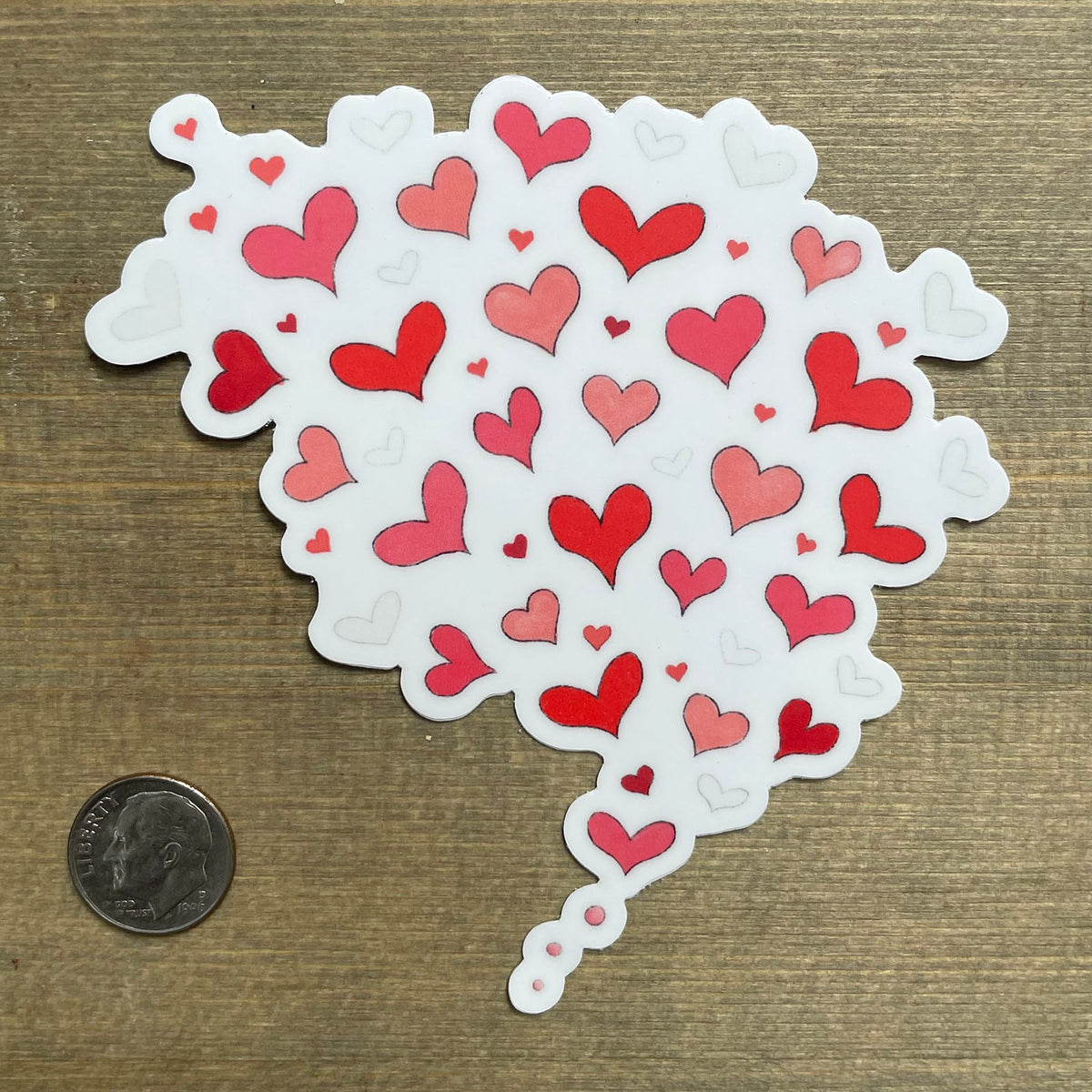Heart Bubble #2 Sticker - Wholesale