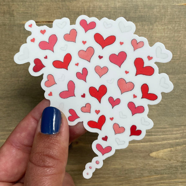 Heart Bubble #2 Sticker - Wholesale