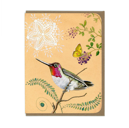Anna's Hummingbird - Greeting Card