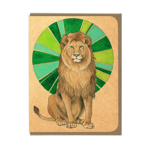 Lion - Greeting Card