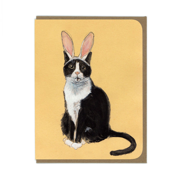 Cat Rabbit - Greeting Card