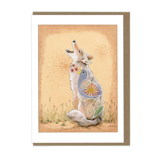 Coyote - Greeting Card