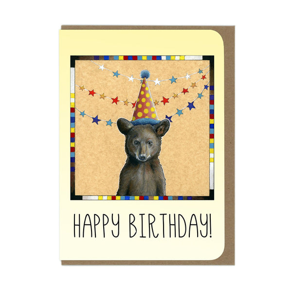 Happy Birthday - Bear Cub - Greeting Card