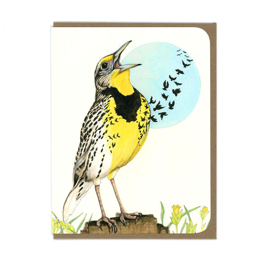 Western Meadowlark - Greeting Card