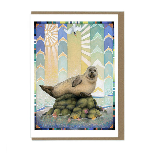 Harbor Seal - Greeting Card