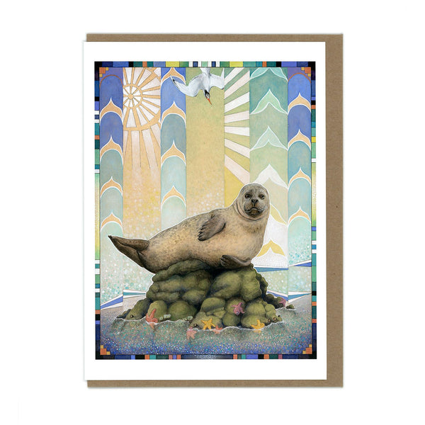 Harbor Seal - Greeting Card