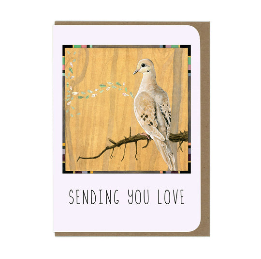 Mourning Dove "Sending You Love" - Greeting Card