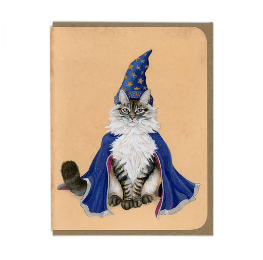 Wizard Cat - Greeting Card