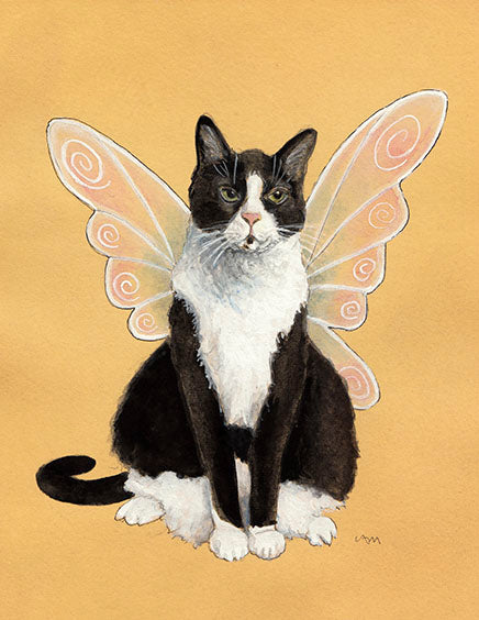 Fairy Princess Cat Print
